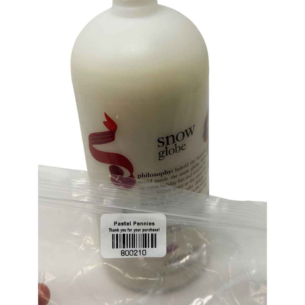 Philosophy Snow Globe 3-in-1 Shampoo Shower Gel & Bubble Bath 32oz Holiday - Picture 6 of 6